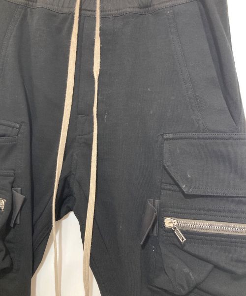 RICK OWENS（リックオウエンス）RICK OWENS (リックオウエンス) MASTODON CARGO PANT ブラック サイズ:40の古着・服飾アイテム