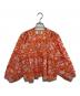 SZ Blockprints（エスゼットブロックプリント）の古着「BLOCKPRINTS Eva tops」｜オレンジ