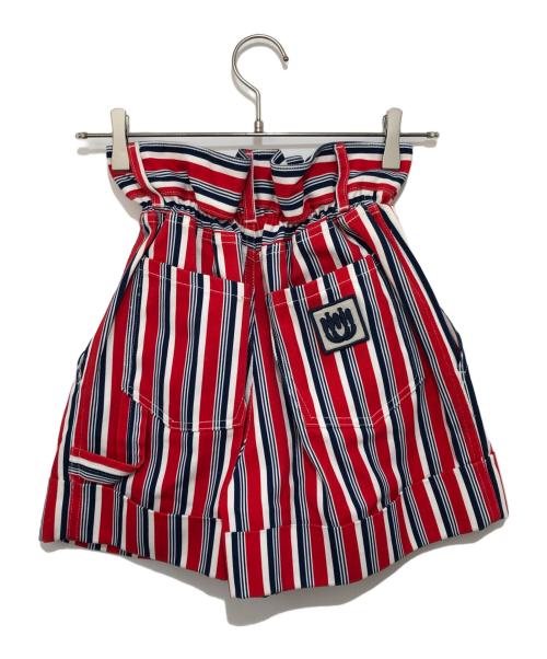 MIU MIU（ミュウミュウ）MIU MIU (ミュウミュウ) キュロットショートパンツ レッド サイズ:36の古着・服飾アイテム