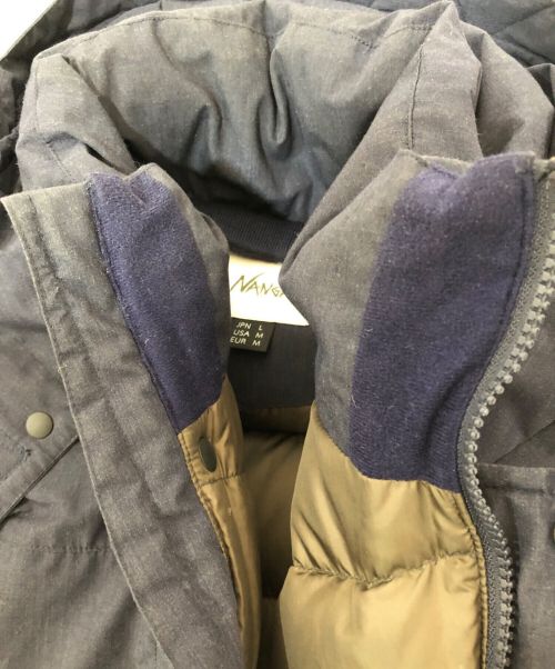 NANGA（ナンガ）NANGA (ナンガ) TAKIBI DOWN JACKET ネイビー サイズ:Lの古着・服飾アイテム