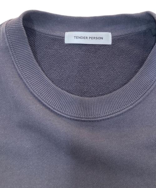 TENDER PERSON（テンダ―パーソン）TENDER PERSON (テンダ―パーソン) AIRBRUSHED CUTSLEEVE VEST グレー サイズ:2の古着・服飾アイテム