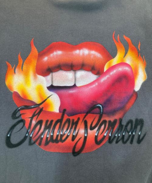 TENDER PERSON（テンダ―パーソン）TENDER PERSON (テンダ―パーソン) AIRBRUSHED CUTSLEEVE VEST グレー サイズ:2の古着・服飾アイテム