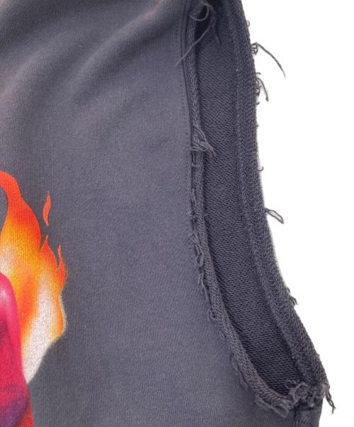 TENDER PERSON（テンダ―パーソン）TENDER PERSON (テンダ―パーソン) AIRBRUSHED CUTSLEEVE VEST グレー サイズ:2の古着・服飾アイテム