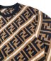 中古・古着 FENDI (フェンディ) ズッカ柄スウェット ブラウン サイズ:XL　：45000円
