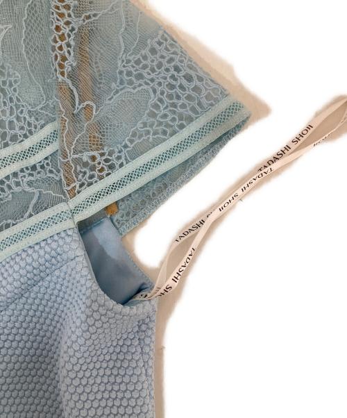 TADASHI SHOJI（タダシ ショージ）TADASHI SHOJI (タダシ ショージ) レースワンピース ブルー サイズ:SIZE 0の古着・服飾アイテム