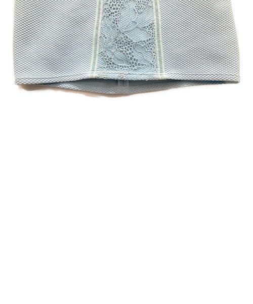 TADASHI SHOJI（タダシ ショージ）TADASHI SHOJI (タダシ ショージ) レースワンピース ブルー サイズ:SIZE 0の古着・服飾アイテム