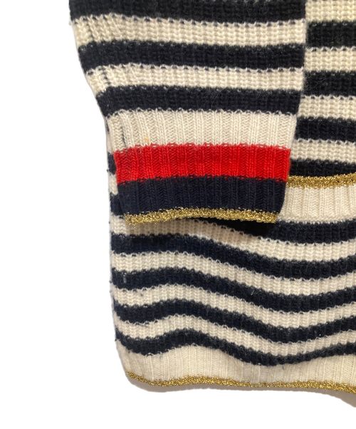 GUCCI（グッチ）GUCCI (グッチ) カシミヤブレンドカーディガン ホワイト サイズ:Mの古着・服飾アイテム