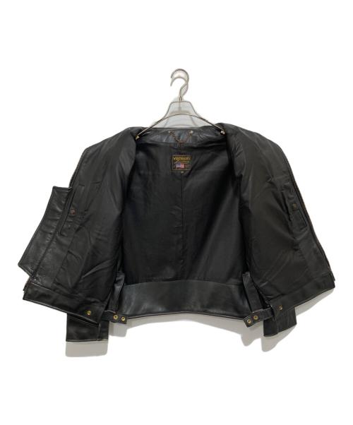 VANSON（バンソン）VANSON (バンソン) ポリスマンジャケット ブラック サイズ:46の古着・服飾アイテム