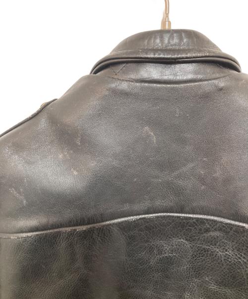 VANSON（バンソン）VANSON (バンソン) ポリスマンジャケット ブラック サイズ:46の古着・服飾アイテム