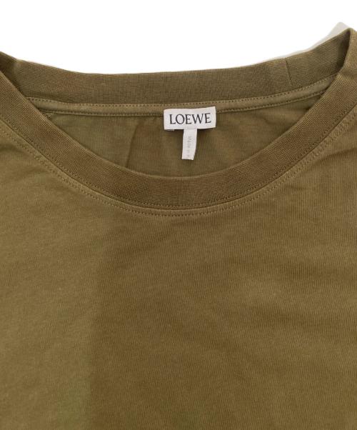 LOEWE（ロエベ）LOEWE (ロエベ) アナグラムTシャツ カーキ サイズ:Lの古着・服飾アイテム