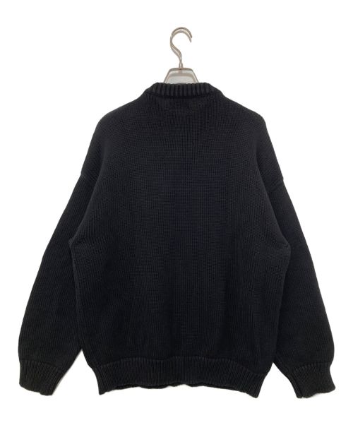 BALENCIAGA（バレンシアガ）BALENCIAGA (バレンシアガ)  BBロゴエンブロイダリーオーバーサイズニット ブラック サイズ:Sの古着・服飾アイテム