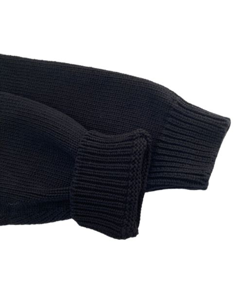 BALENCIAGA（バレンシアガ）BALENCIAGA (バレンシアガ)  BBロゴエンブロイダリーオーバーサイズニット ブラック サイズ:Sの古着・服飾アイテム