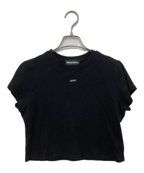GOD SELECTION XXX（ゴッドセレクショントリプルエックス）GOD SELECTION XXX (ゴッドセレクショントリプルエックス) HALF SLEEVE SHORT TEE ブラック サイズ:SIZE Freeの古着・服飾アイテム
