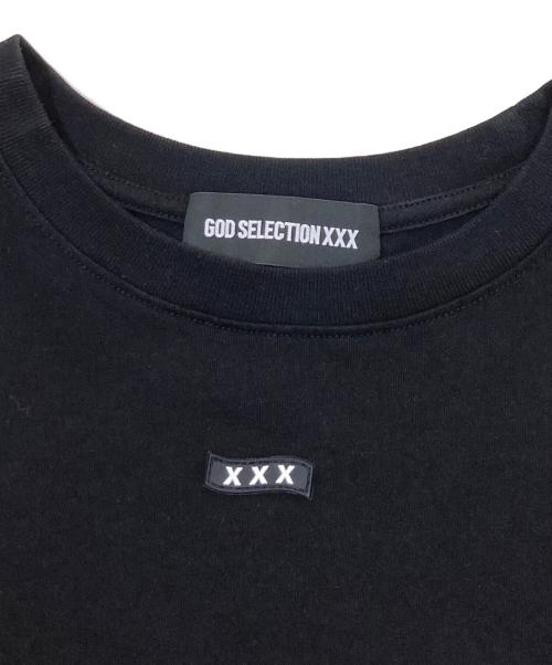 GOD SELECTION XXX（ゴッドセレクショントリプルエックス）GOD SELECTION XXX (ゴッドセレクショントリプルエックス) HALF SLEEVE SHORT TEE ブラック サイズ:SIZE Freeの古着・服飾アイテム