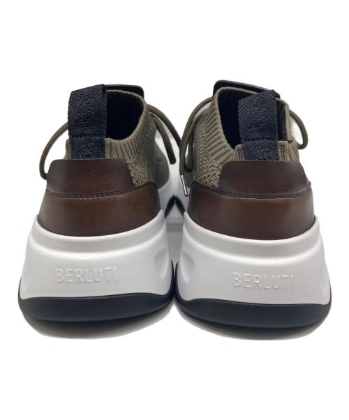 Berluti（ベルルッティ）Berluti (ベルルッティ) SHADO シャドウ カーフレザースニーカー S4918 ブラウン サイズ:27の古着・服飾アイテム