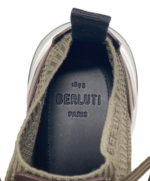 Berluti（ベルルッティ）Berluti (ベルルッティ) SHADO シャドウ カーフレザースニーカー S4918 ブラウン サイズ:27の古着・服飾アイテム