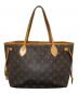 LOUIS VUITTON（ルイ ヴィトン）の古着「モノグラム ネヴァーフル PM ハンドバッグ M40155」｜ブラウン