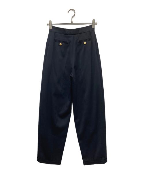 CHANEL（シャネル）CHANEL (シャネル) ココマーク金釦スラックス　2H577 ブラック サイズ:SIZE 26の古着・服飾アイテム