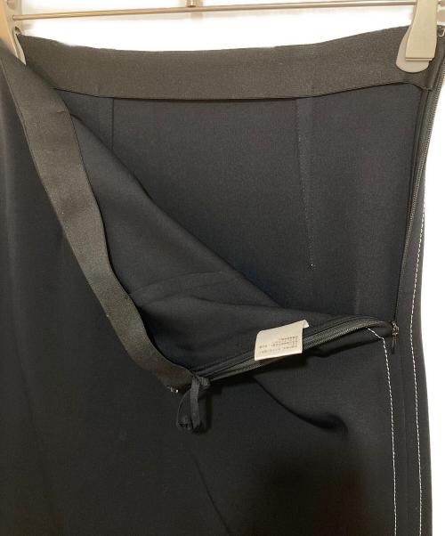 IIROT（イロット）IIROT (イロット) Flare jersey skirt ブラック サイズ:38の古着・服飾アイテム