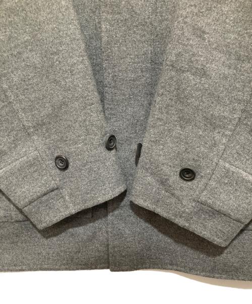 POSTELEGANT（ポステレガント）POSTELEGANT (ポステレガント) WOOL SILK REVER UTILITY COAT ウールシルク ユーティリティコート CO24A0007 グレー サイズ:Mの古着・服飾アイテム