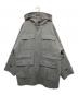 POSTELEGANT（ポステレガント）の古着「WOOL SILK REVER UTILITY COAT ウールシルク ユーティリティコート CO24A0007」｜グレー