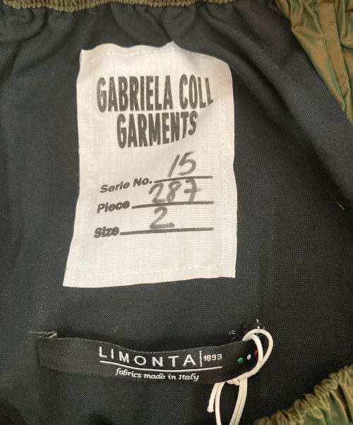 gabriela coll garments（ガブリエラコールガーメンツ）GABRIELA COLL GARMENTS (ガブリエラコールガーメンツ) LIMONTA TROUSERS グリーン サイズ:Mの古着・服飾アイテム