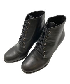 中古・古着通販】CHANEL (シャネル) ショートブーツ ブラック サイズ