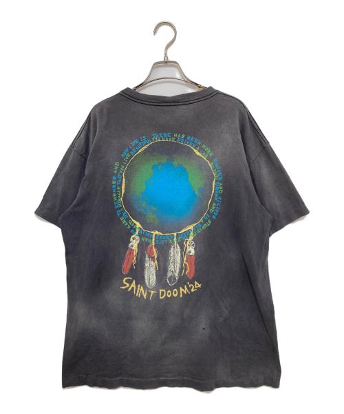 SAINT MICHAEL（セントマイケル）SAINT MICHAEL (セントマイケル) TEE HOLY GHOST プリントTシャツ ブラック サイズ:Lの古着・服飾アイテム