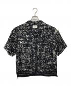 beautiful peopleビューティフルピープル）の古着「オープンカラーシャツ」｜ブラック