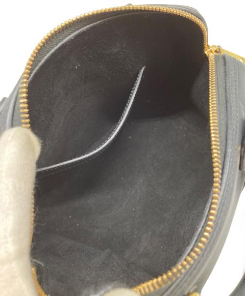 CELINE（セリーヌ）CELINE (セリーヌ) スモール ボストン スムースカーフスキン キュイル トリオンフ S-GA-4273 ブラックの古着・服飾アイテム