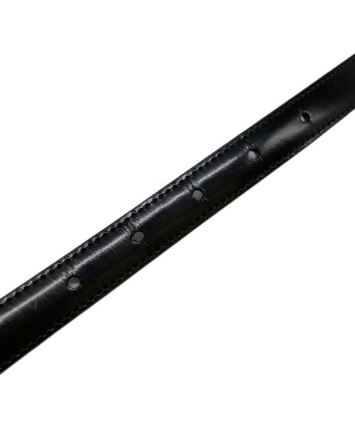 CELINE（セリーヌ）CELINE (セリーヌ) スモールトリオンフレザーベルト ブラック サイズ:65の古着・服飾アイテム