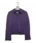 ACNE STUDIOS(アクネ ストゥディオス)（アクネ ストゥディオス）の古着「Vネックジャガードニットセータ」｜パープル