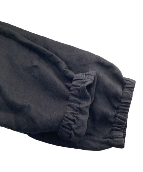 COMOLI（コモリ）COMOLI (コモリ) リネン起毛 ドローストリングパンツ ブラック サイズ:3の古着・服飾アイテム