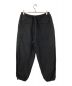 COMOLI (コモリ) リネン起毛 ドローストリングパンツ ブラック サイズ:3：36000円