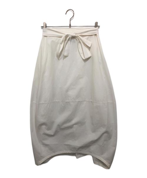 MOYURU（モユル）MOYURU (モユル) 変形スカート ホワイト サイズ:MLの古着・服飾アイテム