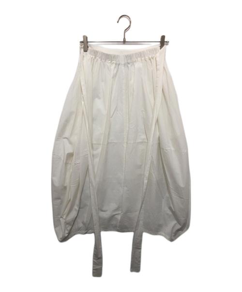 MOYURU（モユル）MOYURU (モユル) 変形スカート ホワイト サイズ:MLの古着・服飾アイテム