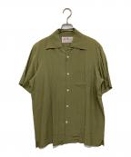 Aloha Blossomアロハブロッサム）の古着「オープンカラーシャツ」｜グリーン