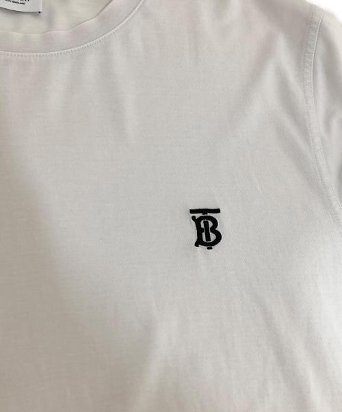 BURBERRY（バーバリー）BURBERRY (バーバリー) MONOGRAM MOTIF COTTON T-SHIRT ホワイト サイズ:Mの古着・服飾アイテム