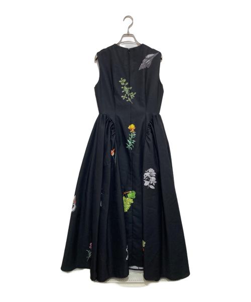 Ameri（アメリ）Ameri (アメリ) ELEANOR LINEN LIKE DRESS ブラック サイズ:Mの古着・服飾アイテム