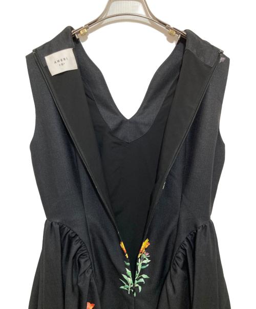 Ameri（アメリ）Ameri (アメリ) ELEANOR LINEN LIKE DRESS ブラック サイズ:Mの古着・服飾アイテム