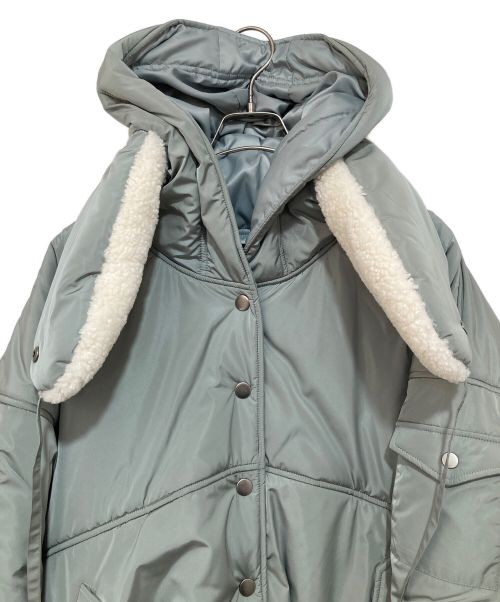 FICTION TOKYO（フィクショントーキョー）FICTION TOKYO (フィクショントーキョー) Hooded Nylon Bomber Jacket グレー サイズ:SIZE Freeの古着・服飾アイテム