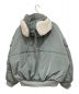 FICTION TOKYO (フィクショントーキョー) Hooded Nylon Bomber Jacket グレー サイズ:SIZE Free：22000円