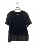 MM6 Maison Margielaエムエムシックスメゾンマルジェラ）の古着「SHORT SLEEVE TOPS」｜ブラック