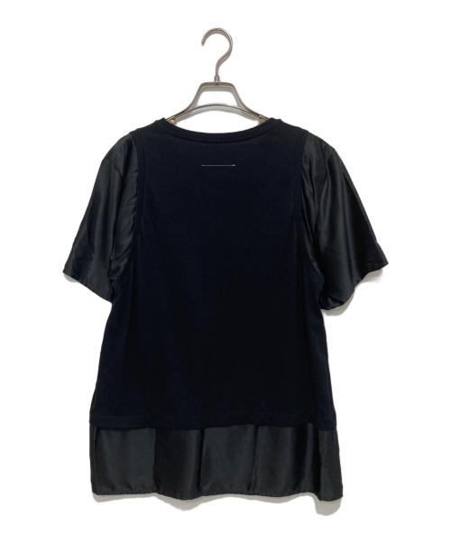 MM6 Maison Margiela（エムエムシックスメゾンマルジェラ）MM6 Maison Margiela (エムエムシックスメゾンマルジェラ) SHORT SLEEVE TOPS ブラック サイズ:XSの古着・服飾アイテム