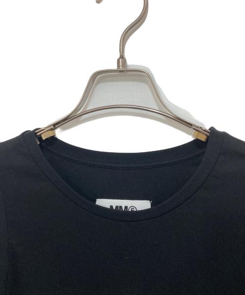 MM6 Maison Margiela（エムエムシックスメゾンマルジェラ）MM6 Maison Margiela (エムエムシックスメゾンマルジェラ) SHORT SLEEVE TOPS ブラック サイズ:XSの古着・服飾アイテム