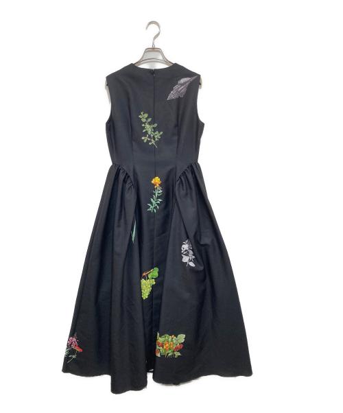 Ameri（アメリ）Ameri (アメリ) ELEANOR LINEN LIKE DRESS ブラック サイズ:Mの古着・服飾アイテム