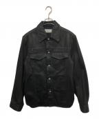 DRIES VAN NOTENドリスヴァンノッテン）の古着「24SS Valashe Jacket（ヴァラシェジャケット） 242-020526-9379-900 / デニムジャケット」｜ブラック