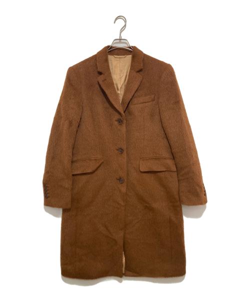 Acne studios（アクネ ストゥディオズ）Acne studios (アクネ ストゥディオス) シャギーチェスターコート  FN-WN-OUTW000223 ブラウン サイズ:36の古着・服飾アイテム