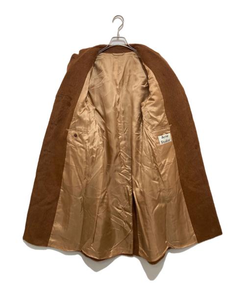 Acne studios（アクネ ストゥディオズ）Acne studios (アクネ ストゥディオス) シャギーチェスターコート  FN-WN-OUTW000223 ブラウン サイズ:36の古着・服飾アイテム