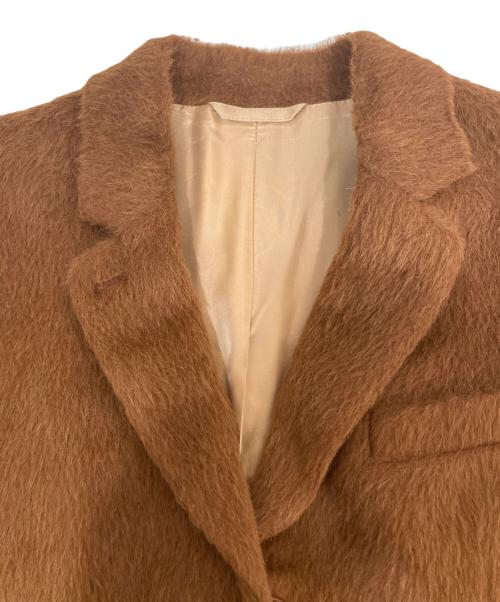 Acne studios（アクネ ストゥディオズ）Acne studios (アクネ ストゥディオス) シャギーチェスターコート  FN-WN-OUTW000223 ブラウン サイズ:36の古着・服飾アイテム